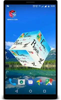 MyName Cube android App screenshot 0