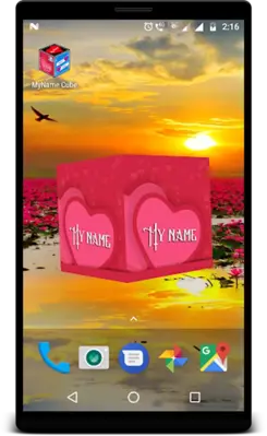 MyName Cube android App screenshot 2